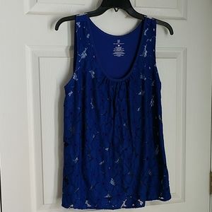 New York & company ladies pullover blouse large